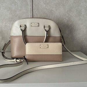 Kate spade purse & matching wallet.